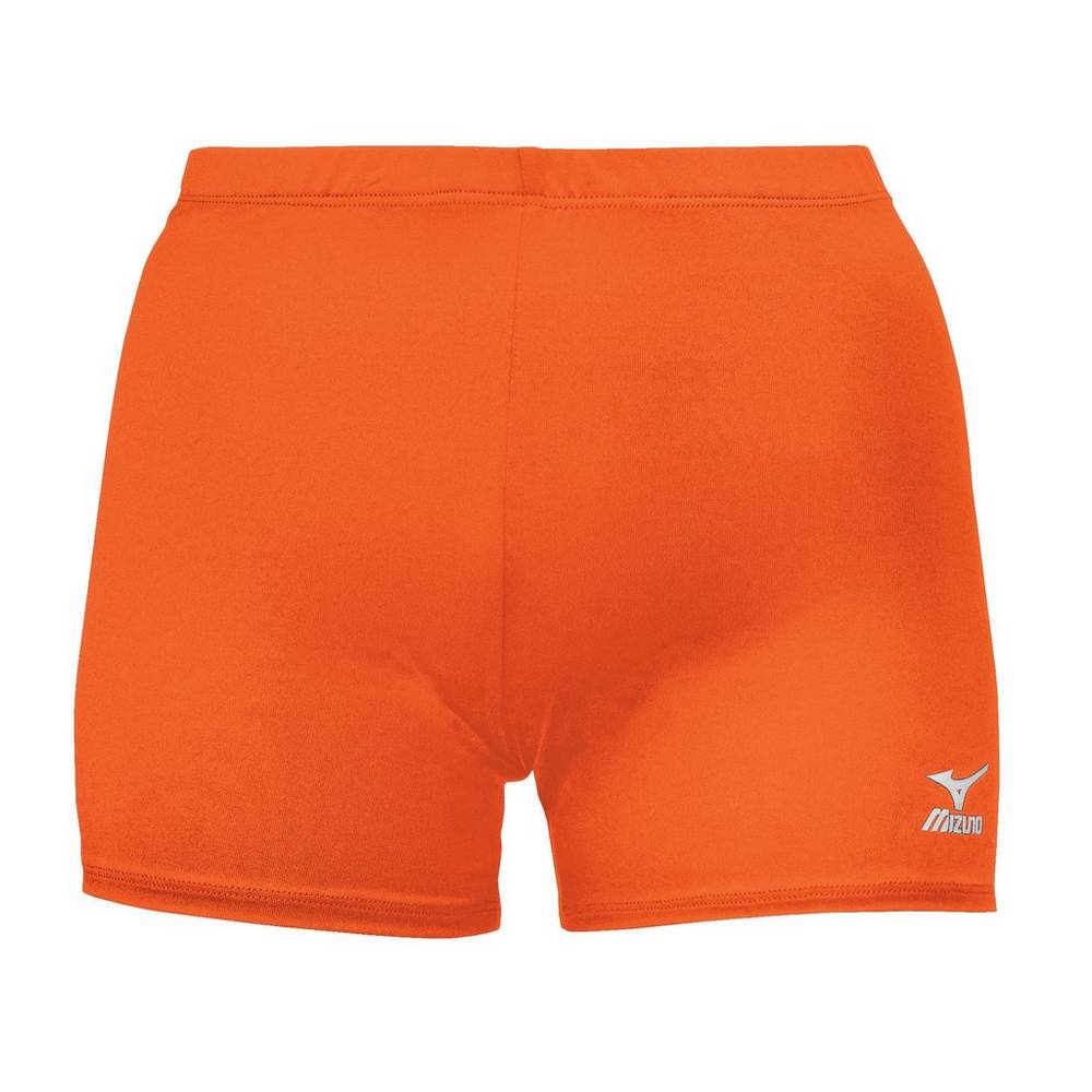 Pantalones Cortos Mizuno Vortex Mujer Naranjas Outlet PFOE-51307